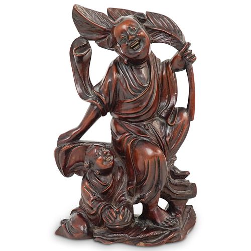 19TH CENT. CHINESE CARVED SCULPTUREDESCRIPTION: