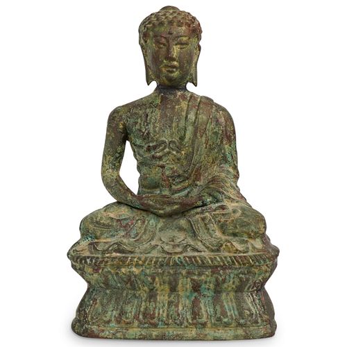 ANTIQUE BRONZE BUDDHA FIGUREDESCRIPTION  38f5fb