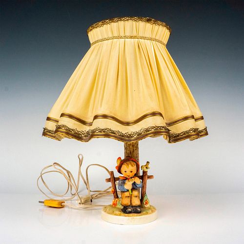 GOEBEL HUMMEL TABLE LAMP, SHE LOVES