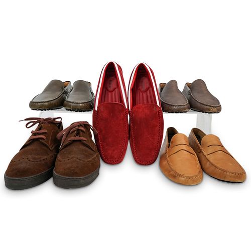  5 PAIRS OF TODS LEATHER SHOESDESCRIPTION  38f743