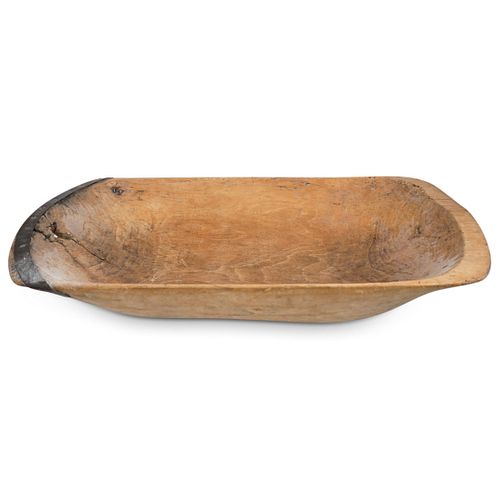 PRIMITIVE TRENCHER DOUGH BOWLDESCRIPTION: