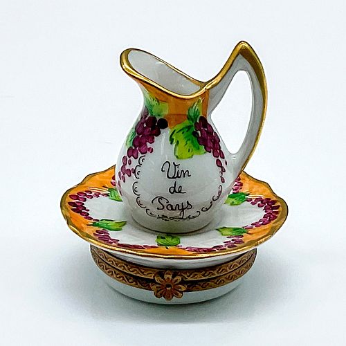 LIMOGES PV PORCELAIN VIN DE PAYS BOXHand