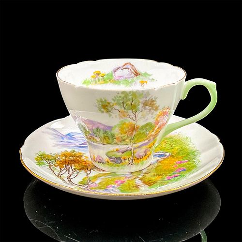 2PC SHELLEY ENGLAND CUP AND SAUCER  38f898