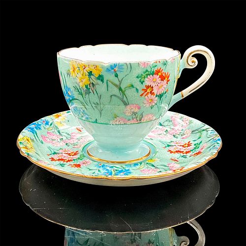 2PC SHELLEY ENGLAND CUP AND SAUCER  38f89a