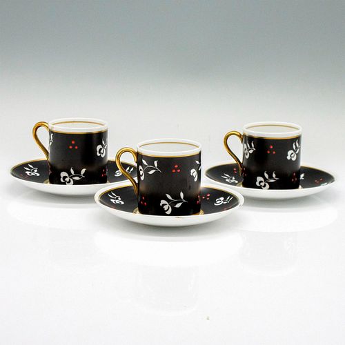 6PC SHELLEY PORCELAIN ESPRESSO CUP AND