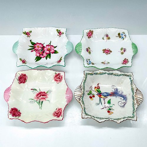 4PC SHELLEY FINE BONE CHINA, SWEET