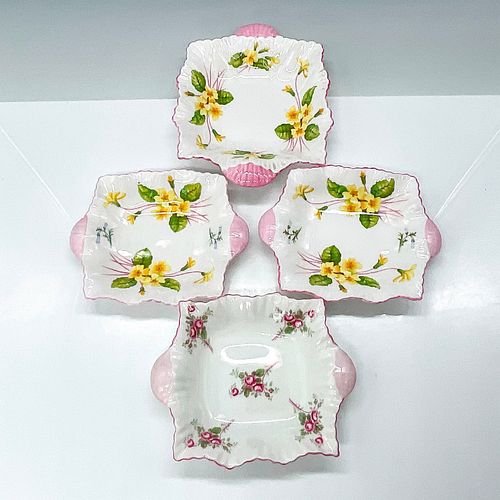 4PC SHELLEY FINE BONE CHINA SWEET 38f8bc