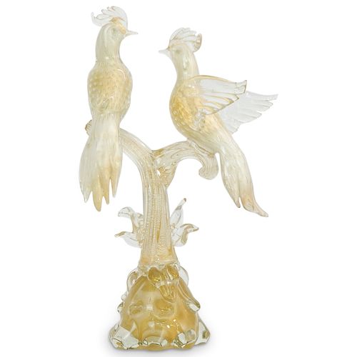 MURANO GLASS BIRDS SCULPTUREDESCRIPTION: