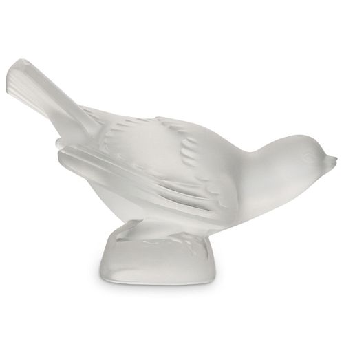 LALIQUE CRYSTAL GLASS BIRD FIGURINEDESCRIPTION  38f980