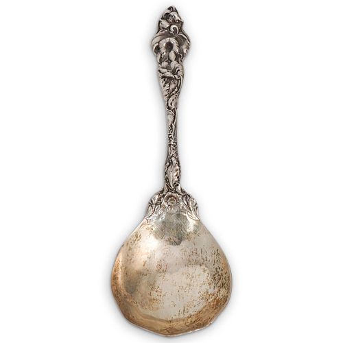 FLORAL STERLING SILVER SERVING