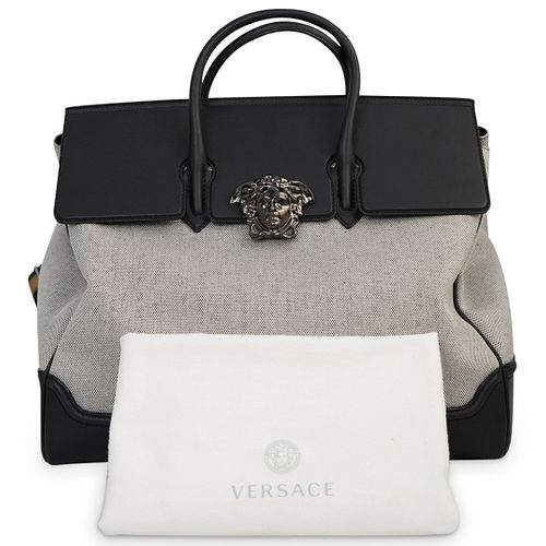 VERSACE LIFESTYLE CANVAS BAGDESCRIPTION: