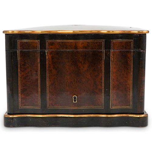 HUMIDOR BOULLE MARQUETRY WOOD CIGAR 38f9d2