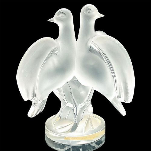 LALIQUE CRYSTAL SCULPTURE, ARIANE DOVESA