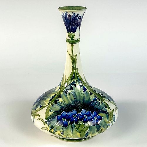 MOORCROFT BURSLEM POTTERY BUD VASE,