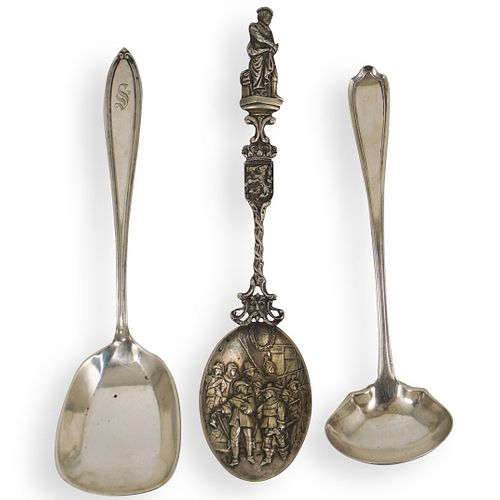 (3 PC) STERLING SILVER SERVING