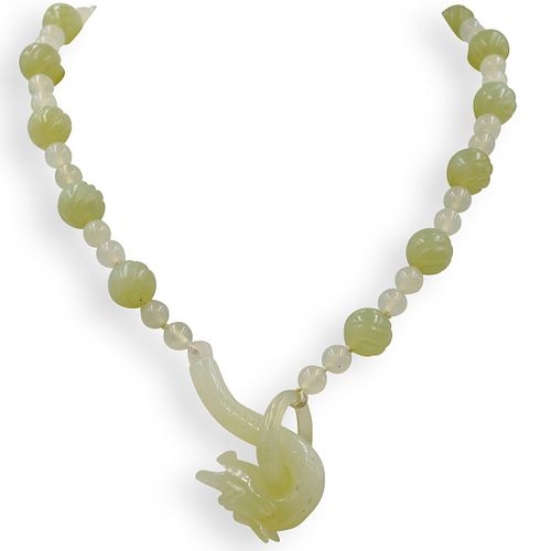 HAND CARVED JADE BEADED NECKLACEDESCRIPTION  392308