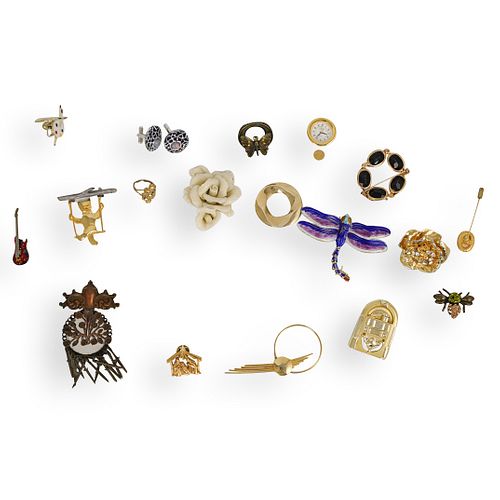 (20 PC) LOT OF COSTUME JEWELRYDESCRIPTION: