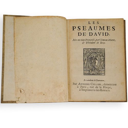 LES PSEAUMES DE DAVID (FRENCH BIBLE)DESCRIPTION: