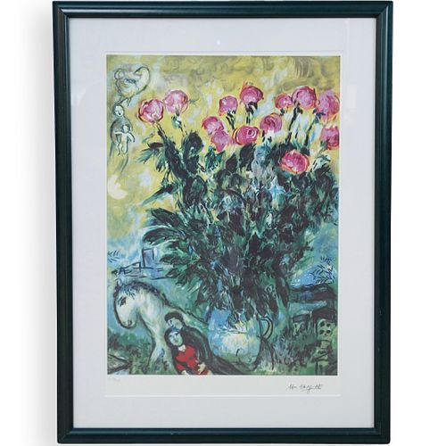 MARC CHAGALL BOUQUET OF ROSES LITHOGRAPHDESCRIPTION  392323