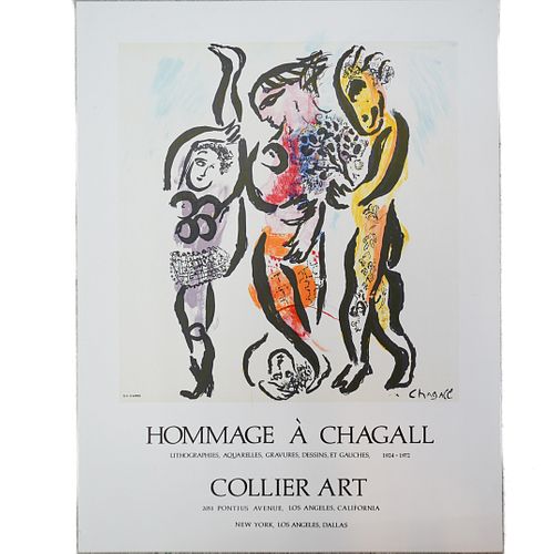 MARC CHAGALL LITHOGRAPH   39232a