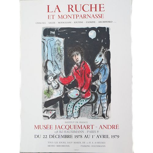 MARC CHAGALL LITHOGRAPH EXHIBITION 39232b