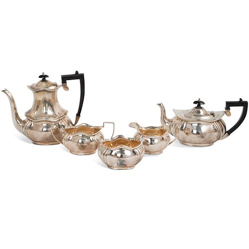 5 PIECE SHEFFIELD WINCHESTER TEA SETDESCRIPTION: