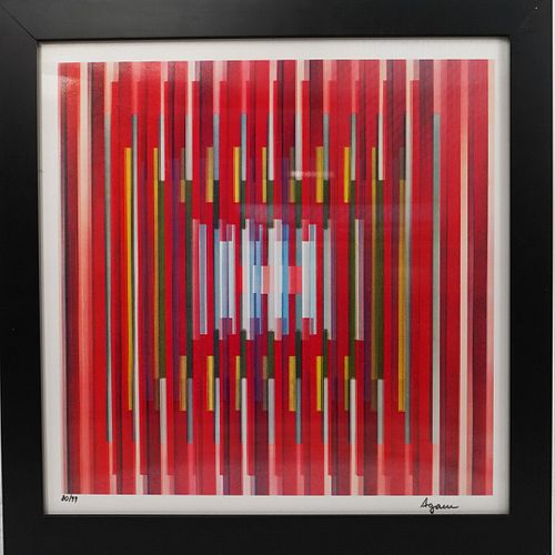 YAACOV AGAM LIMITED EDITION LENTICULAR