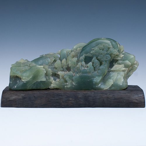 LARGE BOULDER JADE CARVINGDESCRIPTION: