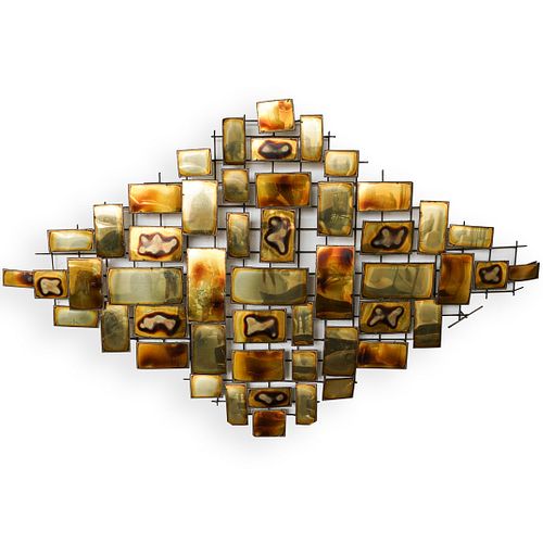CURTIS JERE BRUTALIST COPPER WALL 392476