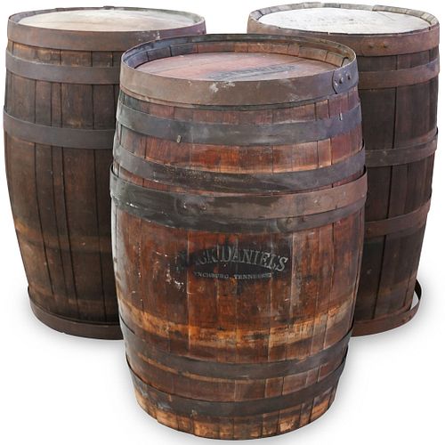 THREE JACK DANIELS WHISKEY BARRELSDESCRIPTION  392482