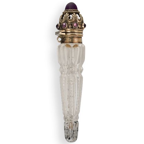 STERLING SILVER AND CRYSTAL PERFUME 39258b