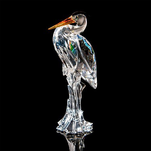 SWAROVSKI CRYSTAL SILVER HERON 39259a