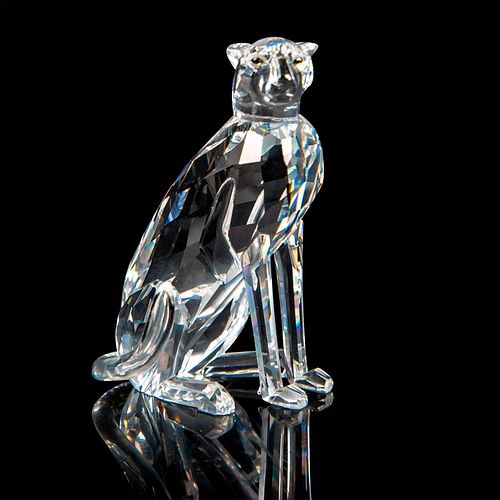 SWAROVSKI CRYSTAL FIGURINE CHEETAHPart 3925b5