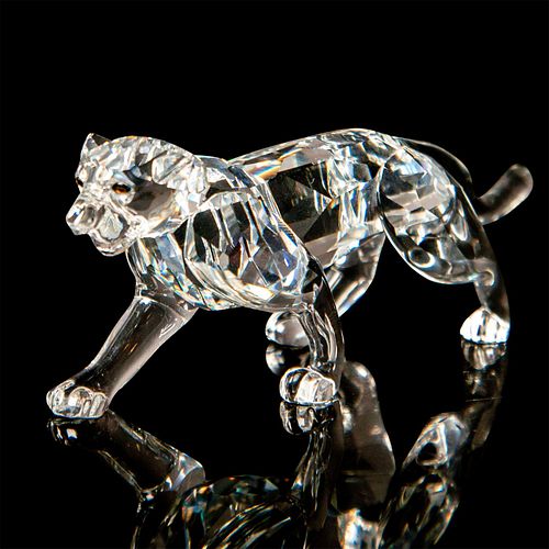 SWAROVSKI CRYSTAL FIGURINE LEOPARDRetired 3925b9