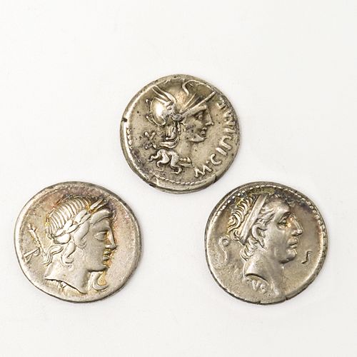  3 PC ROMAN REPUBLIC ANCIENT COIN 3925e1