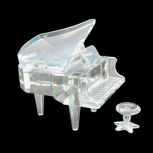 SWAROVSKI SILVER CRYSTAL FIGURINE, PIANO