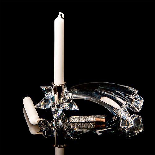 SWAROVSKI CANDLE HOLDER COMET SHOOTING 392648