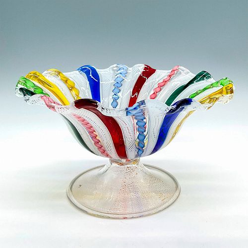 MURANO STYLE ZANFIRICO GLASS BOWLHand 39267e