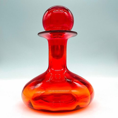 VINTAGE BLENKO GLASS DECANTER WITH