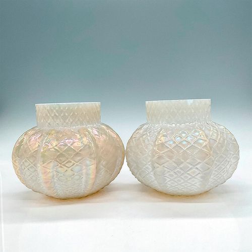 PAIR OF KRALIK MOTHER OF PEARL 3926ac