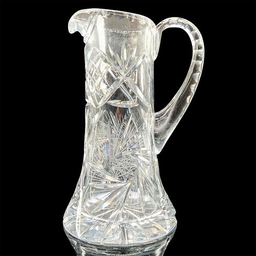 AMERICAN BRILLIANT CUT GLASS PITCHERA