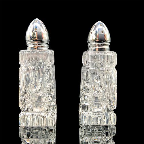 PAIR OF CRYSTAL SALT AND PEPPER 3926c3