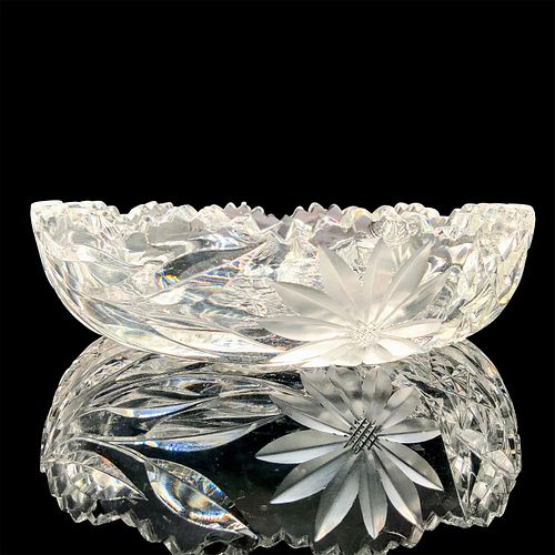 AMERICAN BRILLIANT CUT GLASS CANDY DISHA