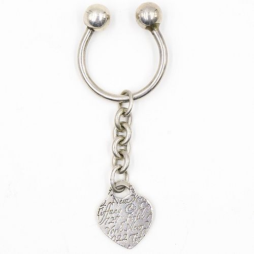 TIFFANY & CO. STERLING SILVER KEYCHAINDESCRIPTION:A