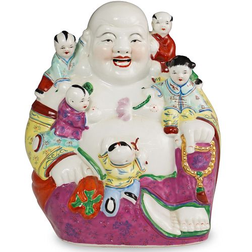 CHINESE PORCELAIN LAUGHING BUDDHADESCRIPTION  3927ae