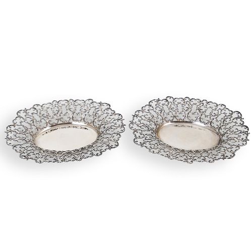 SHREVE CRUMP & LOW STERLING SILVER DISHESDESCRIPTION:A