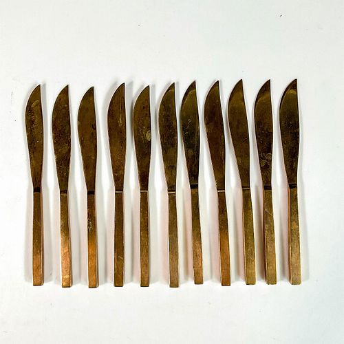 11PC SIGVARD BERNADOTTE BRONZE KNIVES,