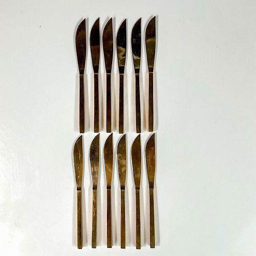 12PC SIGVARD BERNADOTTE GILDED