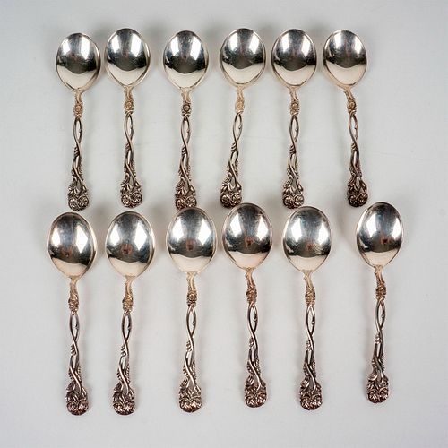 12PC NILS JOHAN EXTRA PRNS SILVERPLATE 39284e