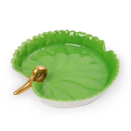 HEREND LILY PAD JEWELRY TRAYDESCRIPTION:A